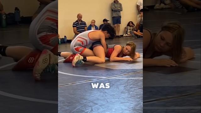 The strangest wrestling match between girl and boy The strangest wrestling match between girl and boy