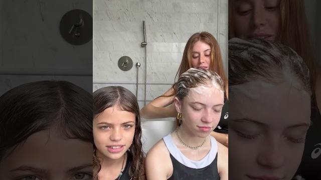 Dia de spa para o cabelo com minhas sobrinhas Dia de spa para o cabelo com minhas sobrinhas