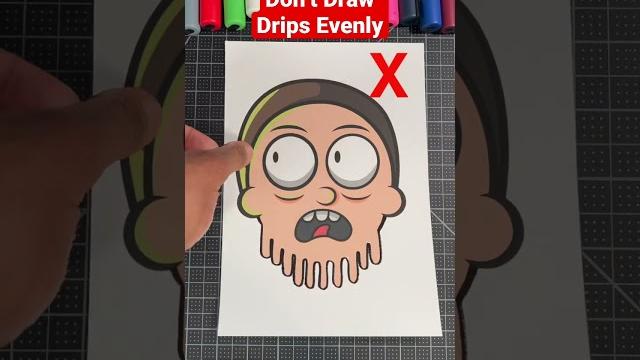 Never draw the drip effect this way! #art #drawing #shorts Never draw the drip effect this way! #art #drawing #shorts