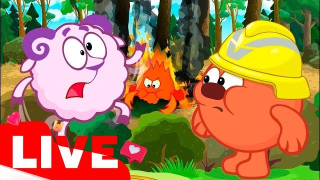 Прямой эфир! live смешарики 2d. летние каникулы со смешариками! мультики для детей Прямой эфир! live смешарики 2d. летние каникулы со смешариками! мультики для детей