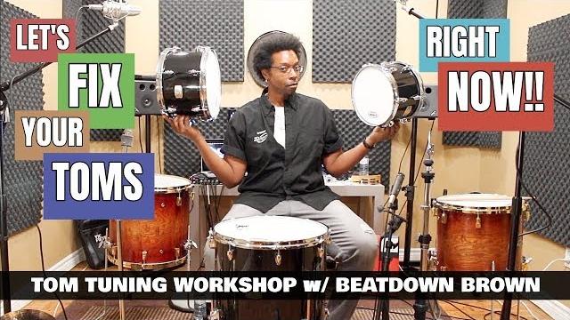 Tune your toms quick & easy!! - tom tuning workshop Tune your toms quick & easy!! - tom tuning workshop