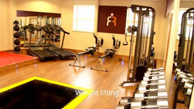 Fitness rooms montage Fitness rooms montage