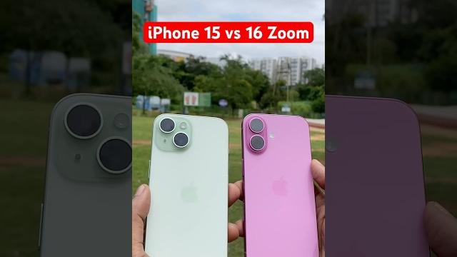 Iphone 15 vs 16 zoom test #shorts #short #iphone16camera #iphone16cameratest #techguidedeepak Iphone 15 vs 16 zoom test #shorts #short #iphone16camera #iphone16cameratest #techguidedeepak