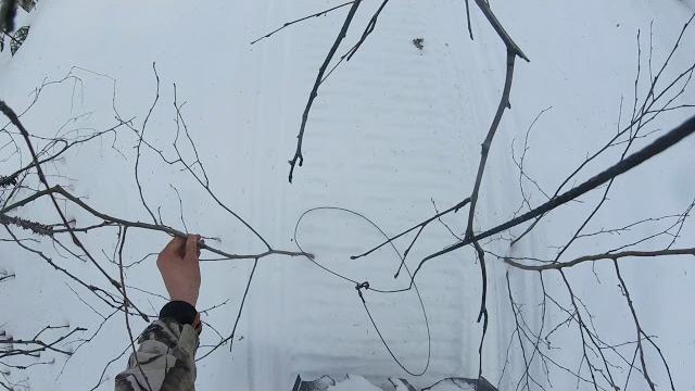 Установка петли на волка Установка петли на волка