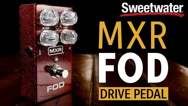 Mxr fod drive pedal demo Mxr fod drive pedal demo