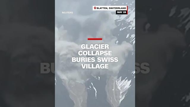 Glacier collapse buries swiss village Glacier collapse buries swiss village