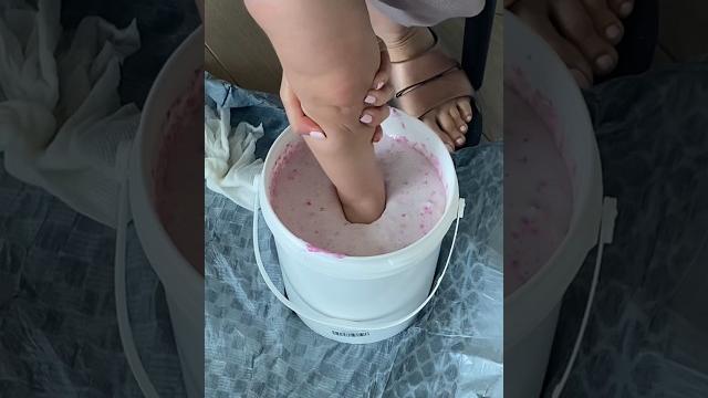Making an update statue of our baby’s foot!! keepsake diy! Making an update statue of our baby’s foot!! keepsake diy!
