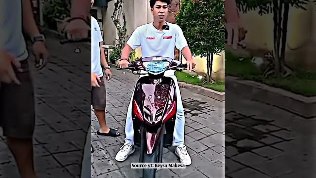 Keysa mahesa sampe kagett!! saat kedatangan motor mio mirza #viral #motovlog #shorts Keysa mahesa sampe kagett!! saat kedatangan motor mio mirza #viral #motovlog #shorts