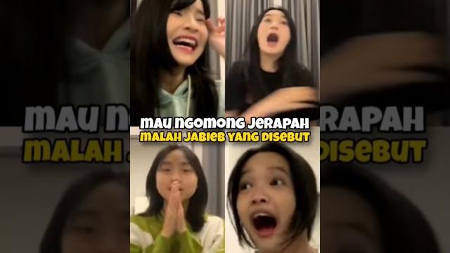 Nayla minta maaf karena salah mengucapkan kata jerapah tapi malah menyebutnya jabieb #delynnjkt48 Nayla minta maaf karena salah mengucapkan kata jerapah tapi malah menyebutnya jabieb #delynnjkt48