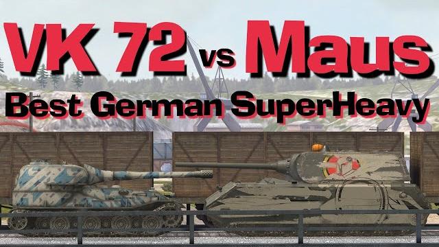 Wot blitz face off || vk 72.01 vs maus Wot blitz face off || vk 72.01 vs maus