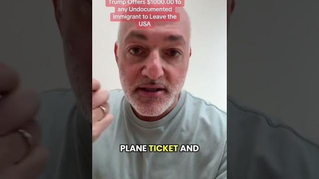 Trump offers $1,000 & free ticket to leave the u.s.—but should you go? ️ brad bernstein Trump offers $1,000 & free ticket to leave the u.s.—but should you go? ️ brad bernstein