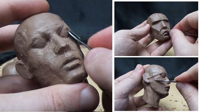 Sculpting timelapse - head modeling (tutorial) Sculpting timelapse - head modeling (tutorial)