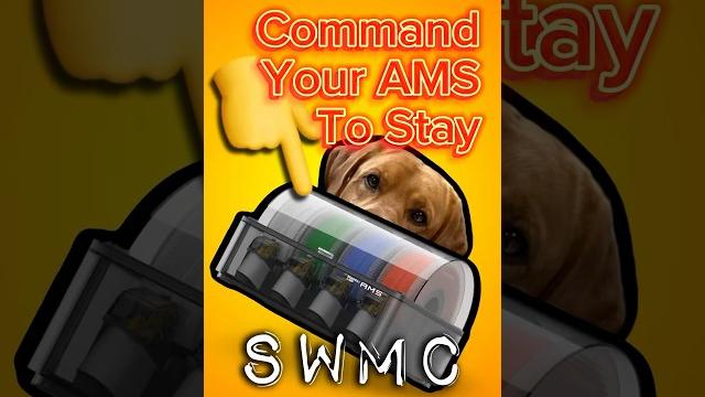 The bambu lab x1 and p1 3d printer can learn new tricks! command the ams to: stay with swmc The bambu lab x1 and p1 3d printer can learn new tricks! command the ams to: stay with swmc