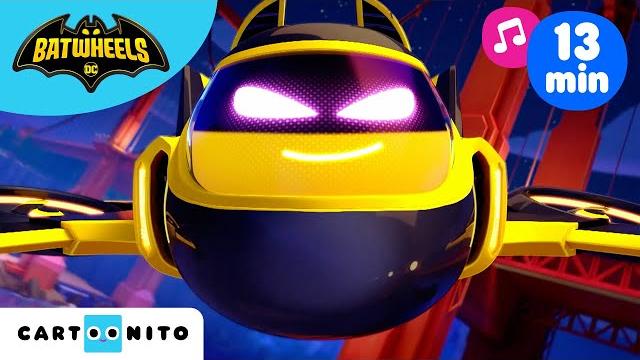 Batwheels - компилация | летящата кола - батуинг | cartoonito | музикални видеа за деца Batwheels - компилация | летящата кола - батуинг | cartoonito | музикални видеа за деца