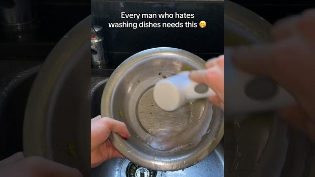 If you hate washing dishes, this electric brush is for you #electricbrush #brush #cleaninghacks If you hate washing dishes, this electric brush is for you #electricbrush #brush #cleaninghacks