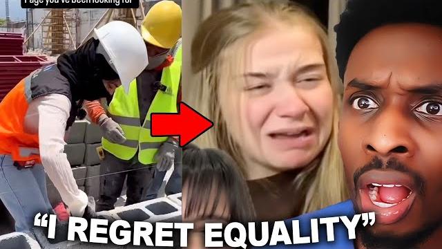 Independent women try male jobs 5 Independent women try male jobs 5