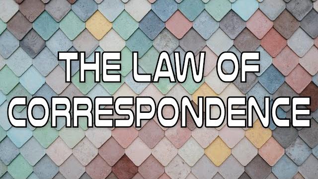 The law of correspondence The law of correspondence