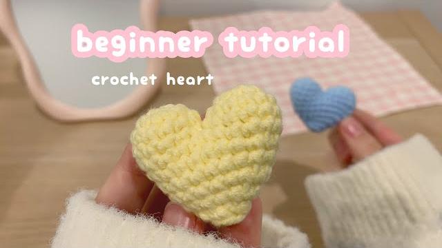How to crochet heart for beginner | easy crochet idea, heart amigurumi, crochet keychain How to crochet heart for beginner | easy crochet idea, heart amigurumi, crochet keychain
