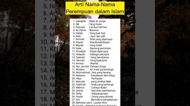 Arti nama-nama perempuan dalam islam #shorts #islami Arti nama-nama perempuan dalam islam #shorts #islami