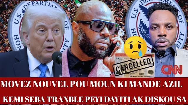 Flash;trump deside retire denye espwa imigran yo te genyen,kemi seba tranble haiti,elon musk Flash;trump deside retire denye espwa imigran yo te genyen,kemi seba tranble haiti,elon musk
