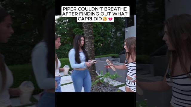 Piper rockelle couldn't believe what capri did.... Piper rockelle couldn't believe what capri did....