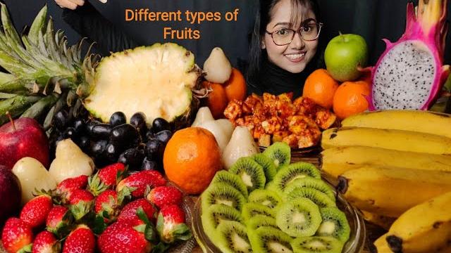 Eating different types of fresh fruits | big bites | asmr eating | mukbang | crunchy eating sound Eating different types of fresh fruits | big bites | asmr eating | mukbang | crunchy eating sound