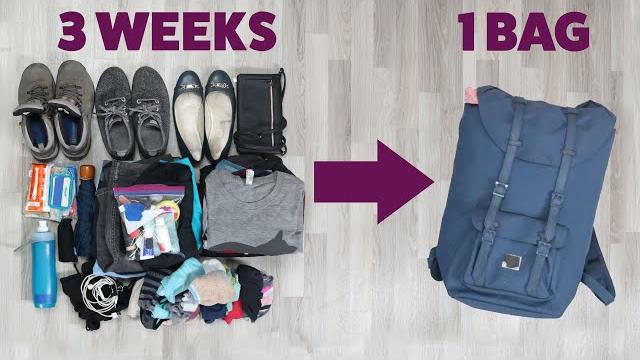 How to pack light for a long trip How to pack light for a long trip