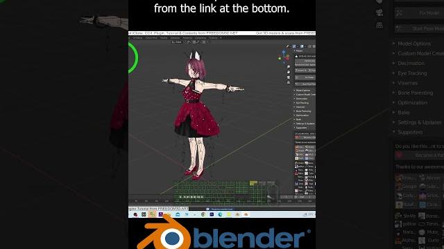 Vroid studio to blender 4.3 with facial shape key full tutorial #blender #vroid #vrm #tutorial Vroid studio to blender 4.3 with facial shape key full tutorial #blender #vroid #vrm #tutorial