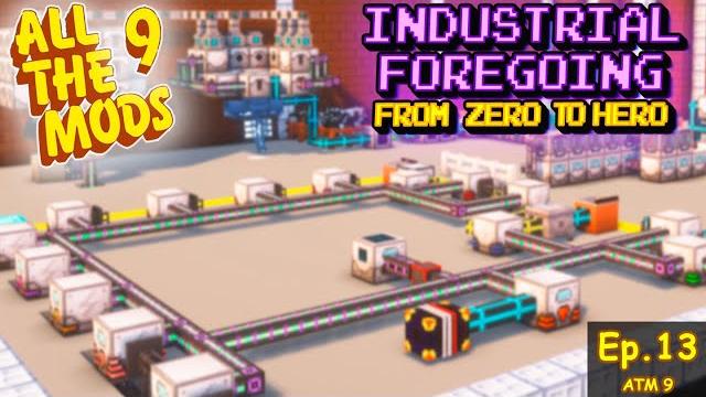 Industrial foregoing с нуля до mycelial reactorполный разбор и автоматизация #майнкрафт #выживание Industrial foregoing с нуля до mycelial reactorполный разбор и автоматизация #майнкрафт #выживание