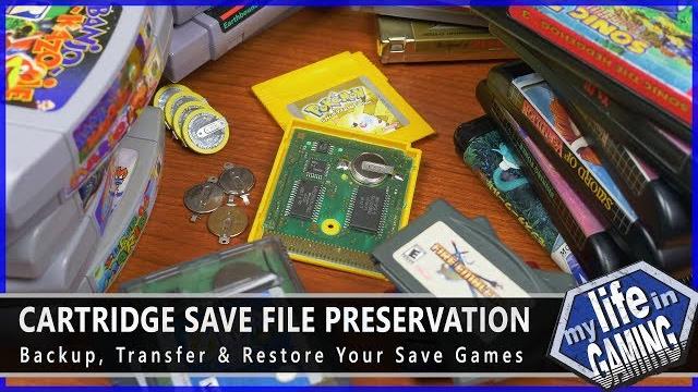 Cartridge save file preservation - backup, transfer & restore your save games / my life in gaming Cartridge save file preservation - backup, transfer & restore your save games / my life in gaming