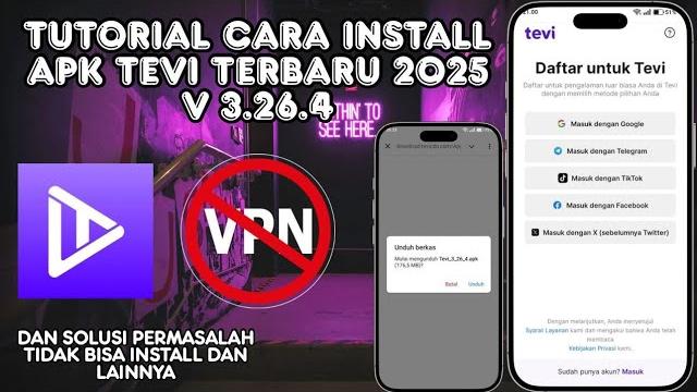 Work‼️ update cara download/install apk tevi terbaru 2025 no vpn #tutorial #tevi #carainstalltevi Work‼️ update cara download/install apk tevi terbaru 2025 no vpn #tutorial #tevi #carainstalltevi