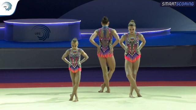 Women's group russia - 2019 acro europeans, all-around final Women's group russia - 2019 acro europeans, all-around final