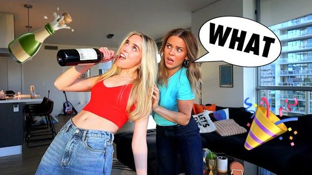 Drunk prank on my sister!! Drunk prank on my sister!!