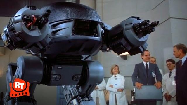 Robocop (1987) - ed-209 scene | movieclips Robocop (1987) - ed-209 scene | movieclips