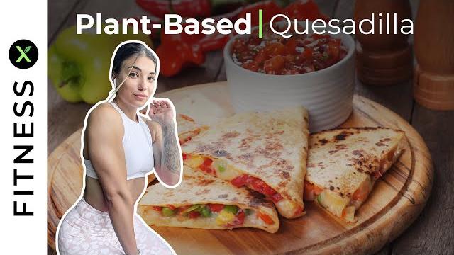 Sara's black bean quesadilla - 100% plant-based protein recipes for vegan athletes by plantx Sara's black bean quesadilla - 100% plant-based protein recipes for vegan athletes by plantx