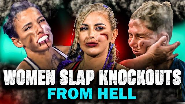 Woman slap fights knock-outs | power slap compilation Woman slap fights knock-outs | power slap compilation