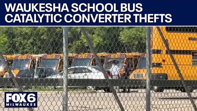 Waukesha school bus catalytic converter thefts; transportation disrupted | fox6 news milwaukee Waukesha school bus catalytic converter thefts; transportation disrupted | fox6 news milwaukee