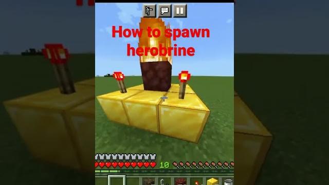How to spawn herobrine in minecraft How to spawn herobrine in minecraft