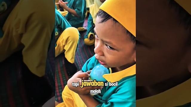 Ketika becanda minta botol susu bocil Ketika becanda minta botol susu bocil