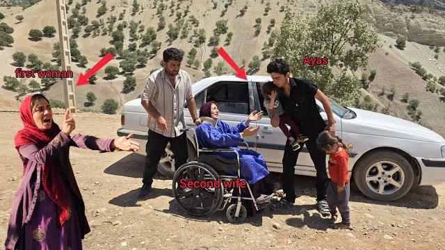 محبت:second wife, who was paralyzed by first consort, returned from hospital to arms of her children محبت:second wife, who was paralyzed by first consort, returned from hospital to arms of her children