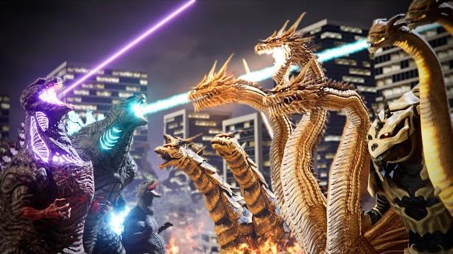 Evolution of king ghidorah: godzilla size comparison (1964-2019) Evolution of king ghidorah: godzilla size comparison (1964-2019)