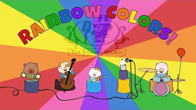 Rainbow colors song | colors song for kids | the singing walrus Rainbow colors song | colors song for kids | the singing walrus