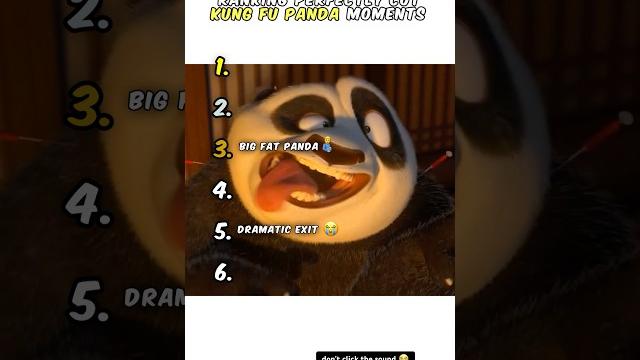 Ranking kung fu panda moments Ranking kung fu panda moments