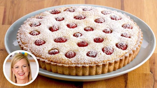Raspberry tart, baked by anna olson! Raspberry tart, baked by anna olson!