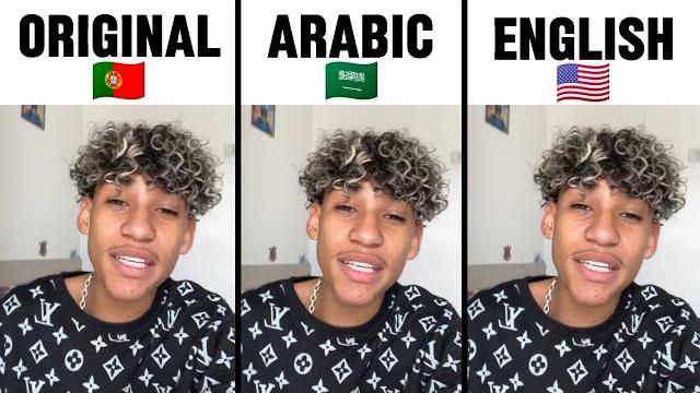Mc xangai menina do job / original vs arabic vs english Mc xangai menina do job / original vs arabic vs english