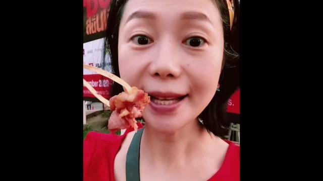 竹签串肉|泰国清迈街头小吃美食street food #shorts 竹签串肉|泰国清迈街头小吃美食street food #shorts