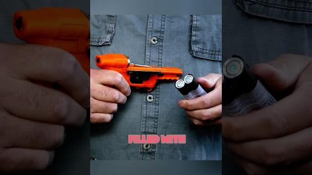 The most powerful squirt gun The most powerful squirt gun