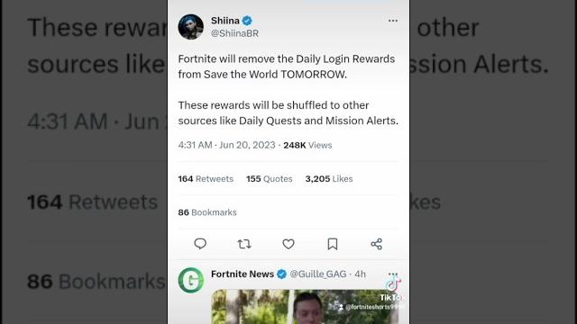 Fortnite removing save the world daily rewards Fortnite removing save the world daily rewards