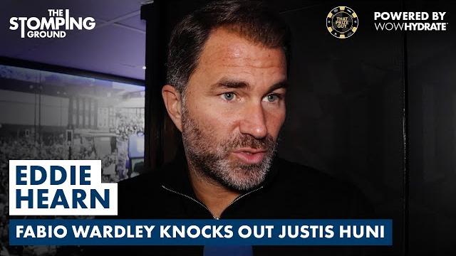 "i thought he got to his feet before 10..." - eddie hearn reacts to justis huni knockout defeat "i thought he got to his feet before 10..." - eddie hearn reacts to justis huni knockout defeat