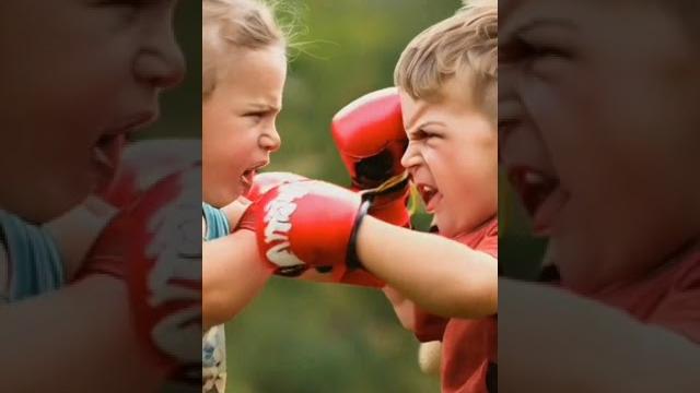 Fighting kids Fighting kids